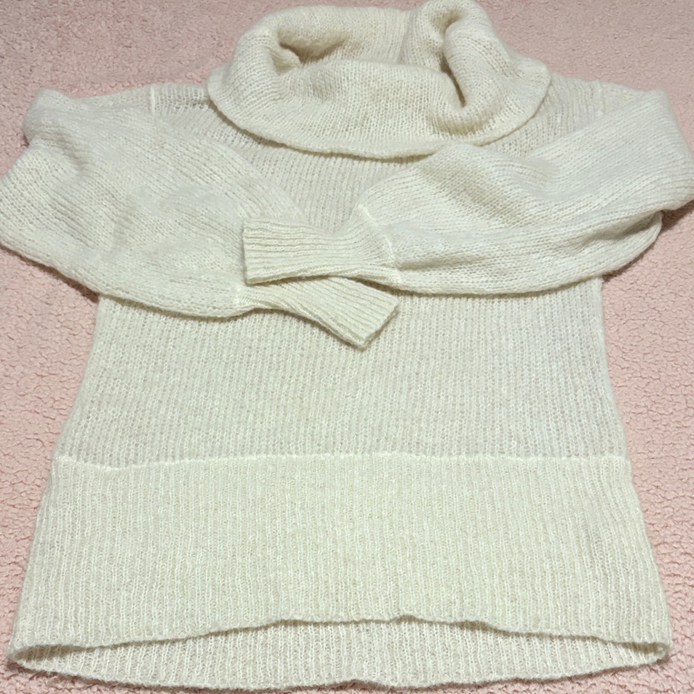 Free People Cream Size M Sweater Dress